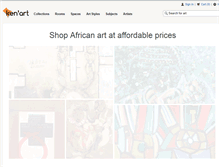 Tablet Screenshot of ken-art.com